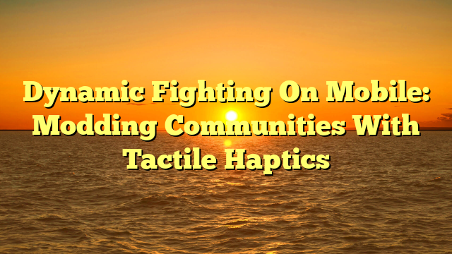 Dynamic Fighting On Mobile: Modding Communities With Tactile Haptics