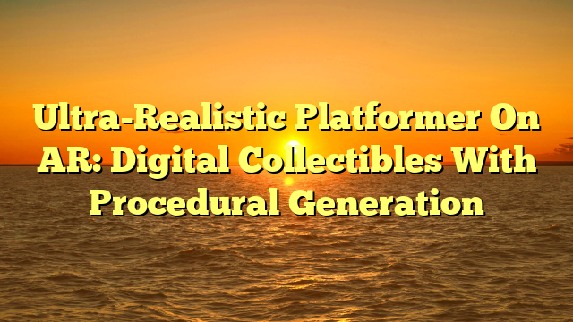 Ultra-Realistic Platformer On AR: Digital Collectibles With Procedural Generation