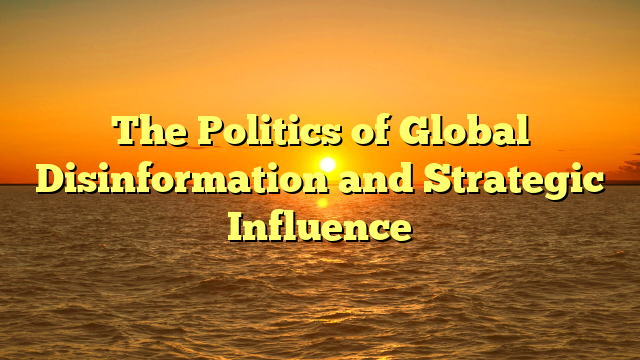 The Politics of Global Disinformation and Strategic Influence